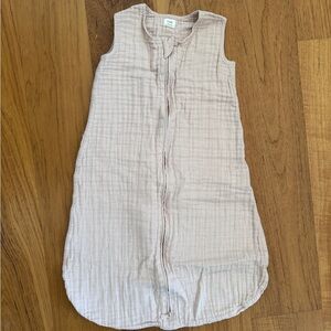 Sleeveless Beige Kids Dress